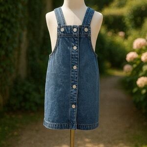 Gap Denim Girls Overall Dress Size M